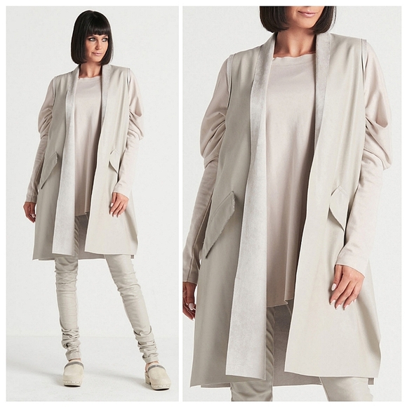 PLANET by Lauren G Jackets & Blazers - 🆕️ PLANET by Lauren G. Vegan Leather Sleeveless Vest Size O/S fits XS-XLColor